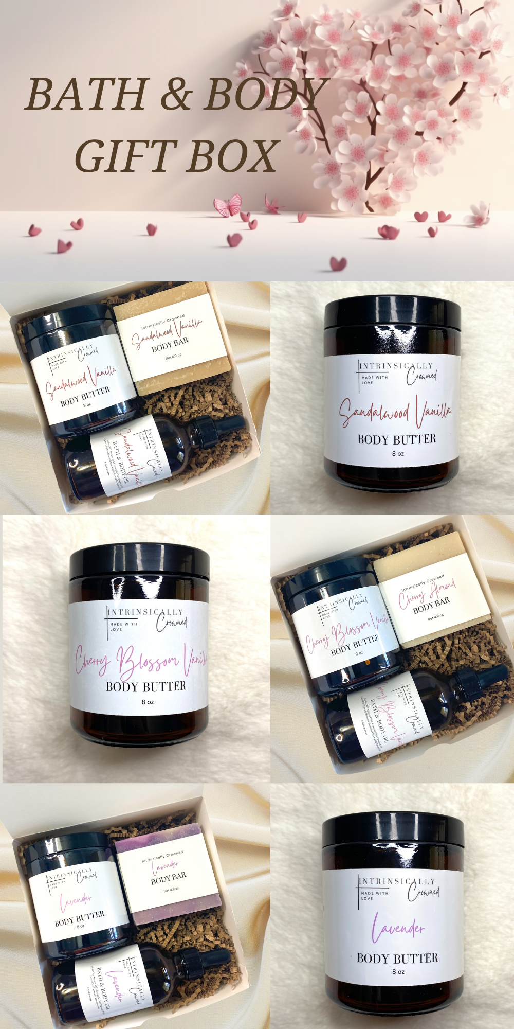 Bath and Body Valentines Gifts for Mom