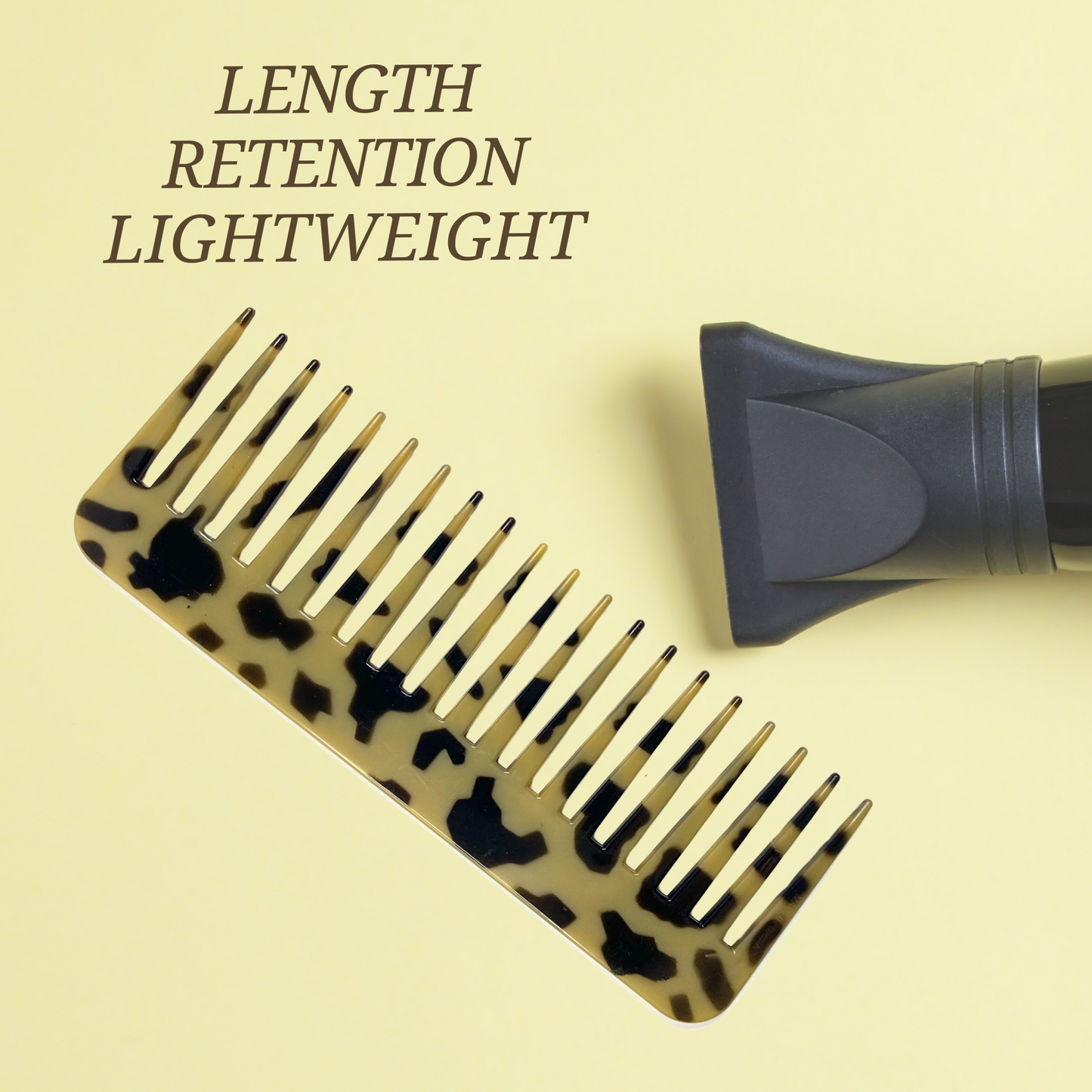 Large Comb for Curly Hair 