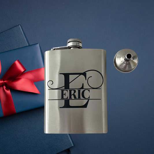 Personalized Hip Flask Wedding Gift for Brother Best Man Birthday Present For Dad Drinking Gift Bachelor Party Favor Set Custom Engraving